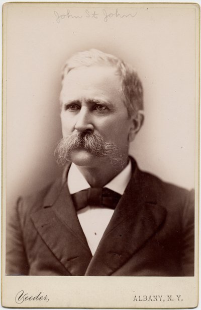 John Pierce St John (1833-1916), homme politique américain, 8e gouverneur du Kansas - American Photographer